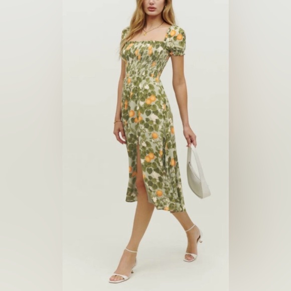 Reformation Dresses & Skirts - Reformation Inka Dress in Orange Grove Size XS